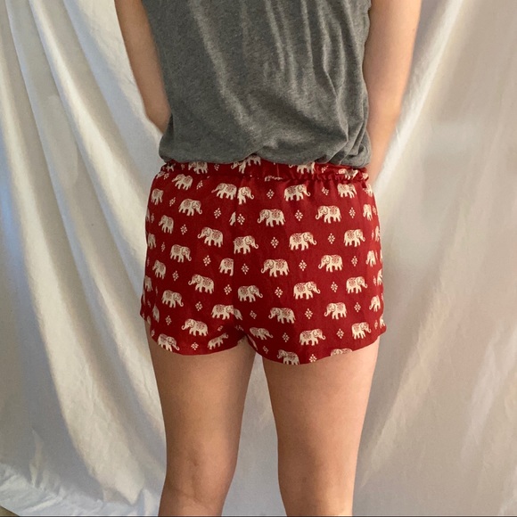 Forever 21 Red Elephant Shorts - Picture 4 of 5